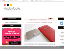 Tablet Screenshot of maviemobile.fr